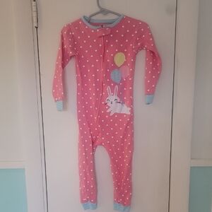 Carter's Pink Heart Bunny Bodysuit